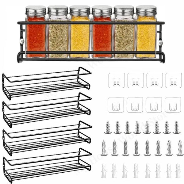 Wall-Mounted Condiment Organizer
